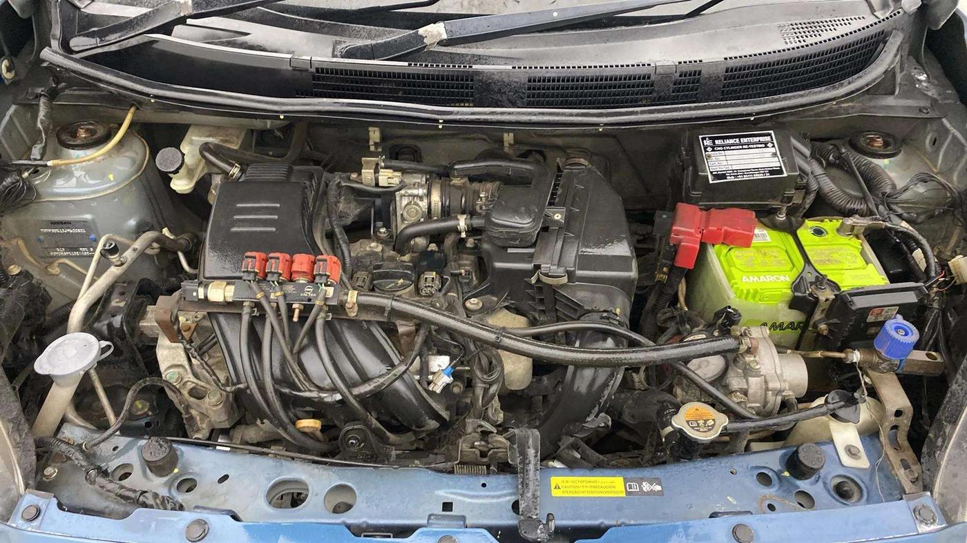 2018 Nissan Micra Active XL O, CNG, Manual, 1,34,732 km, Engine View