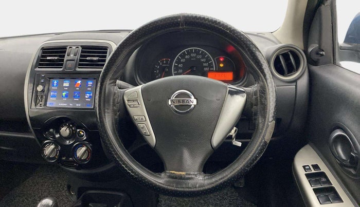 2018 Nissan Micra Active XL O, CNG, Manual, 1,34,565 km, Steering Wheel Close Up