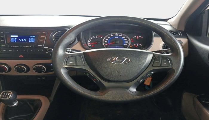 2016 Hyundai Grand i10 SPORTZ 1.2 KAPPA VTVT, Petrol, Manual, 79,116 km, Steering Wheel Close Up