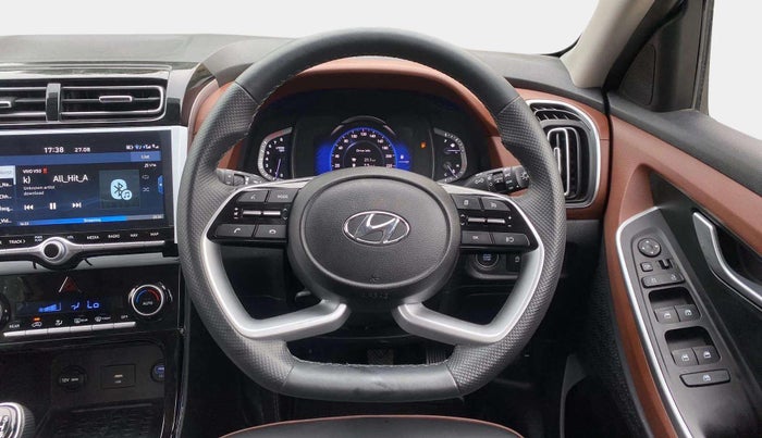 2023 Hyundai ALCAZAR PRESTIGE 1.5 TURBO PETROL MT 7STR, Petrol, Manual, 6,698 km, Steering Wheel Close Up