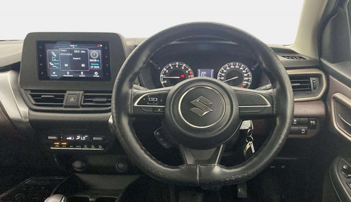 2023 Maruti FRONX DELTA PLUS 1.2L AGS, Petrol, Automatic, 14,670 km, Steering Wheel Close Up