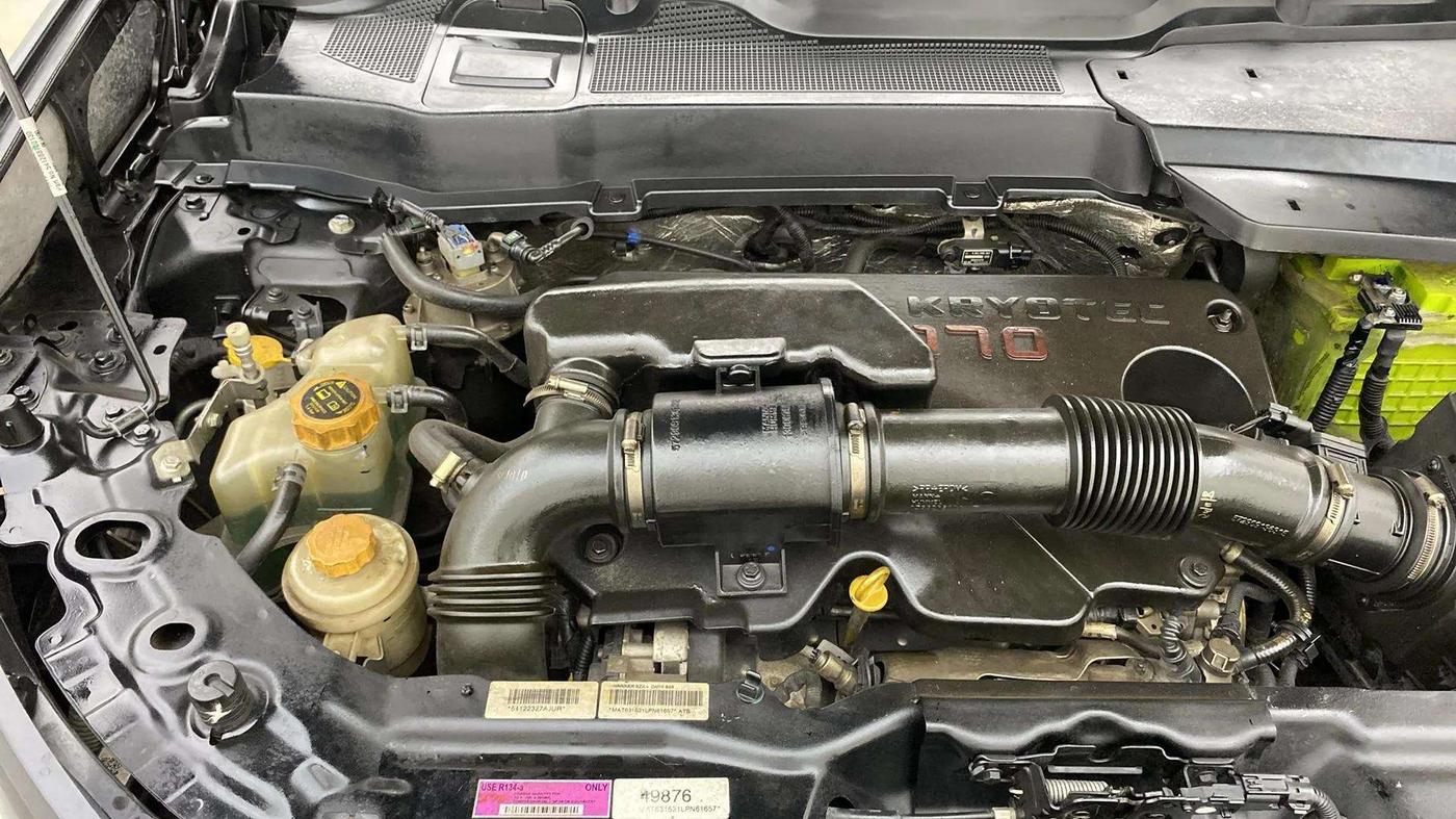 2020 Tata Harrier XZA PLUS 2.0L DARK EDITION, Diesel, Automatic, 1,43,558 km, Engine View - Left