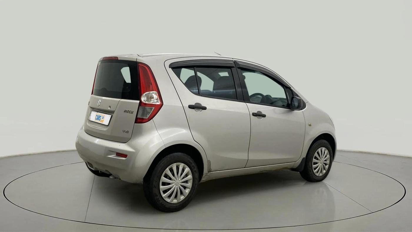 2012 Maruti Ritz VXI, Petrol, Manual, 88,120 km, Right Back Diagonal