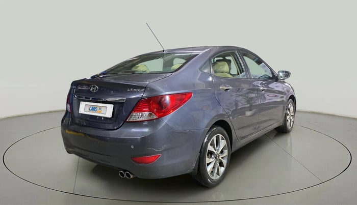 2013 Hyundai Verna FLUIDIC 1.6 VTVT SX OPT, Petrol, Manual, 66,253 km, Right Back Diagonal