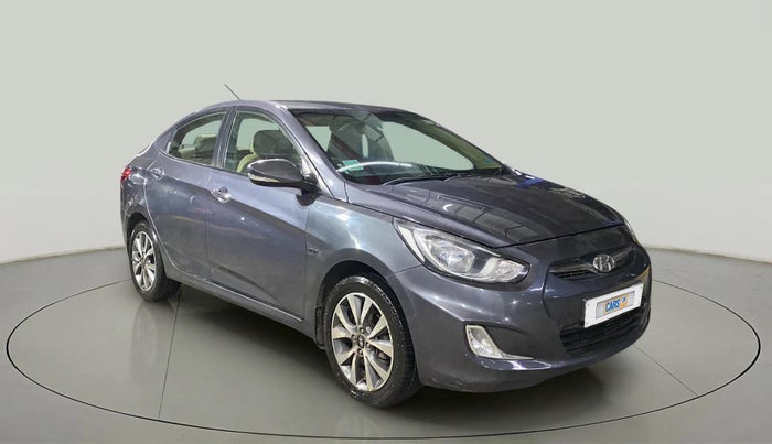 2013 Hyundai Verna FLUIDIC 1.6 VTVT SX OPT, Petrol, Manual, 66,253 km, Right Front Diagonal
