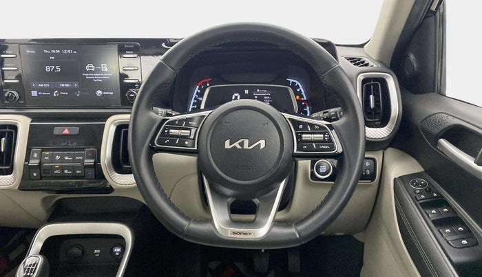 2022 KIA SONET HTX 1.0 IMT, Petrol, Manual, 25,405 km, Steering Wheel Close Up