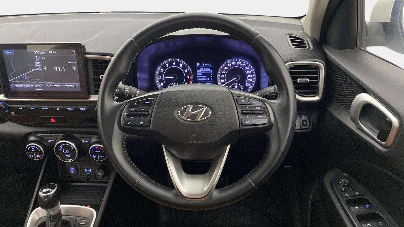 2019 Hyundai VENUE SX PLUS 1.0 TURBO DCT, Petrol, Automatic, 48,550 km, Steering Wheel Close Up