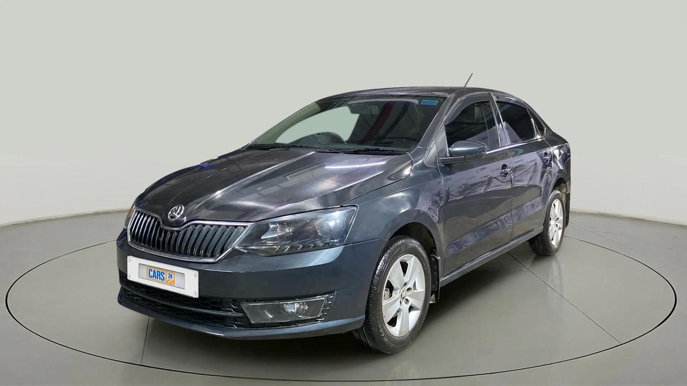 2020 Skoda Rapid 1.0 AMBITION TSI MT, Petrol, Manual, 80,684 km, Left Front Diagonal