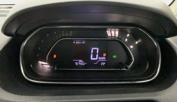2022 Tata TIGOR XZ PLUS CNG DUAL TONE, CNG, Manual, 75,741 km, Odometer Image