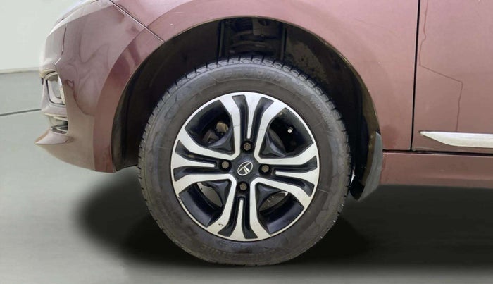 2022 Tata TIGOR XZ PLUS CNG DUAL TONE, CNG, Manual, 75,741 km, Left Front Wheel
