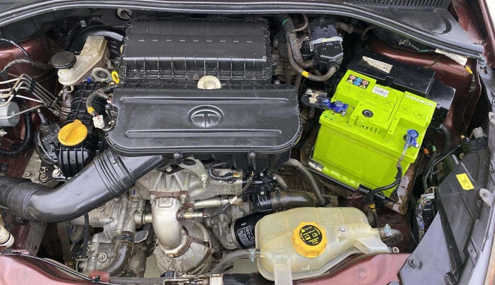 2022 Tata TIGOR XZ PLUS CNG DUAL TONE, CNG, Manual, 75,741 km, Engine View - Left