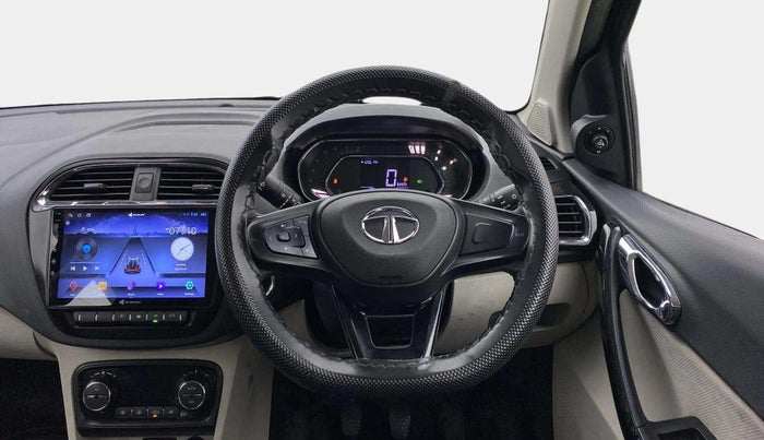 2022 Tata TIGOR XZ PLUS CNG DUAL TONE, CNG, Manual, 75,741 km, Steering Wheel Close Up