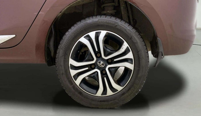 2022 Tata TIGOR XZ PLUS CNG DUAL TONE, CNG, Manual, 75,741 km, Left Rear Wheel