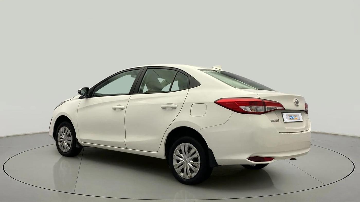 2019 Toyota YARIS G CVT, Petrol, Automatic, 1,04,059 km, Left Back Diagonal