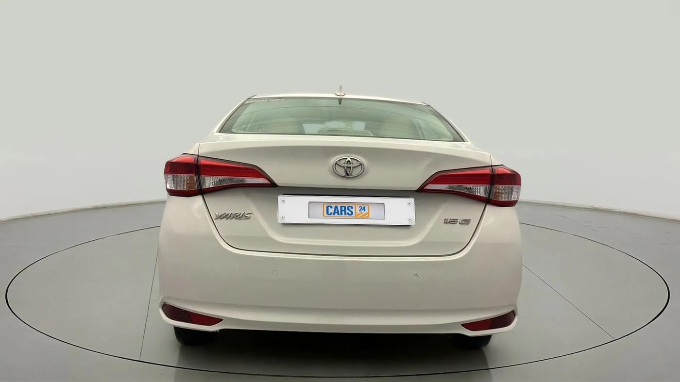 2019 Toyota YARIS G CVT, Petrol, Automatic, 1,04,059 km, Back/Rear