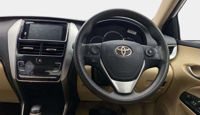 2019 Toyota YARIS G CVT, Petrol, Automatic, 1,03,979 km, Steering Wheel Close Up
