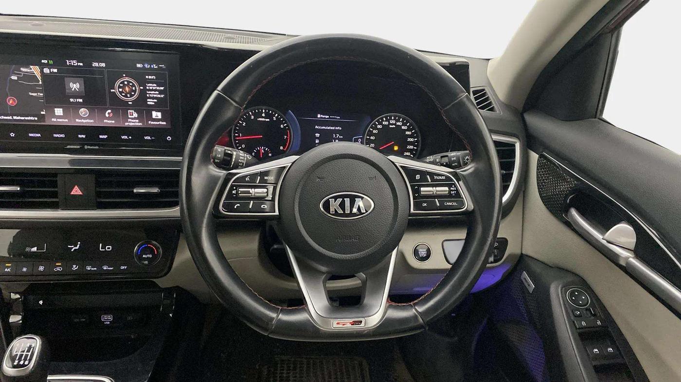 2019 KIA SELTOS GTX PLUS 1.4 PETROL, Petrol, Manual, 82,755 km, Steering Wheel Close Up