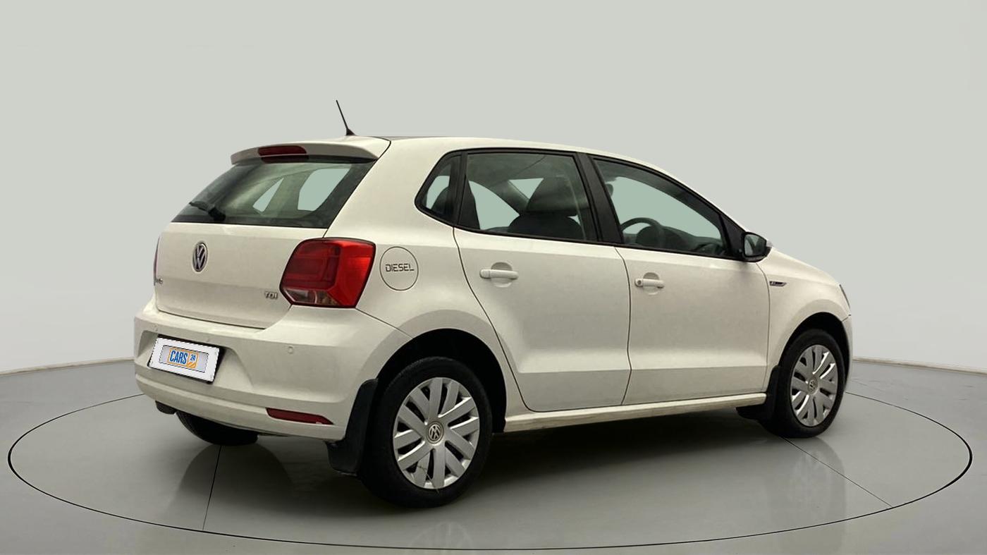 2016 Volkswagen Polo COMFORTLINE 1.5L, Diesel, Manual, 95,349 km, Right Back Diagonal