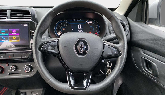 2023 Renault Kwid RXT 1.0 AMT, Petrol, Automatic, 7,815 km, Steering Wheel Close Up