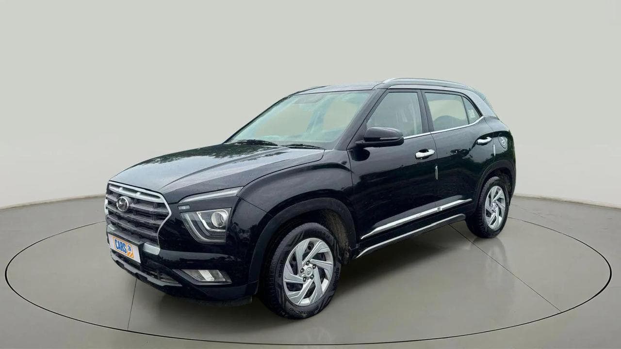 2021 Hyundai Creta EX 1.5 PETROL, Petrol, Manual, 48,944 km, Left Front Diagonal