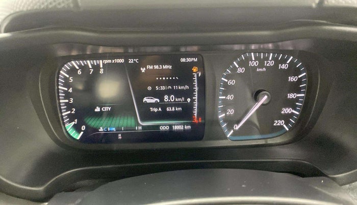 2021 Tata ALTROZ XZ PLUS PETROL DARK EDITION, Petrol, Manual, 18,002 km, Odometer Image