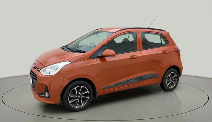 2017 Hyundai Grand i10 SPORTZ (O) AT 1.2 KAPPA VTVT, Petrol, Automatic, 1,13,983 km, Left Front Diagonal