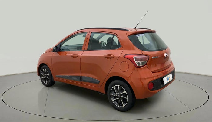 2017 Hyundai Grand i10 SPORTZ (O) AT 1.2 KAPPA VTVT, Petrol, Automatic, 1,13,983 km, Left Back Diagonal