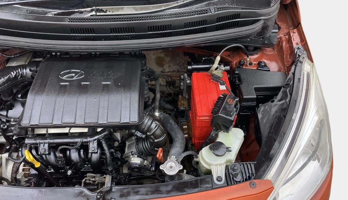 2017 Hyundai Grand i10 SPORTZ (O) AT 1.2 KAPPA VTVT, Petrol, Automatic, 1,13,983 km, Engine View - Left