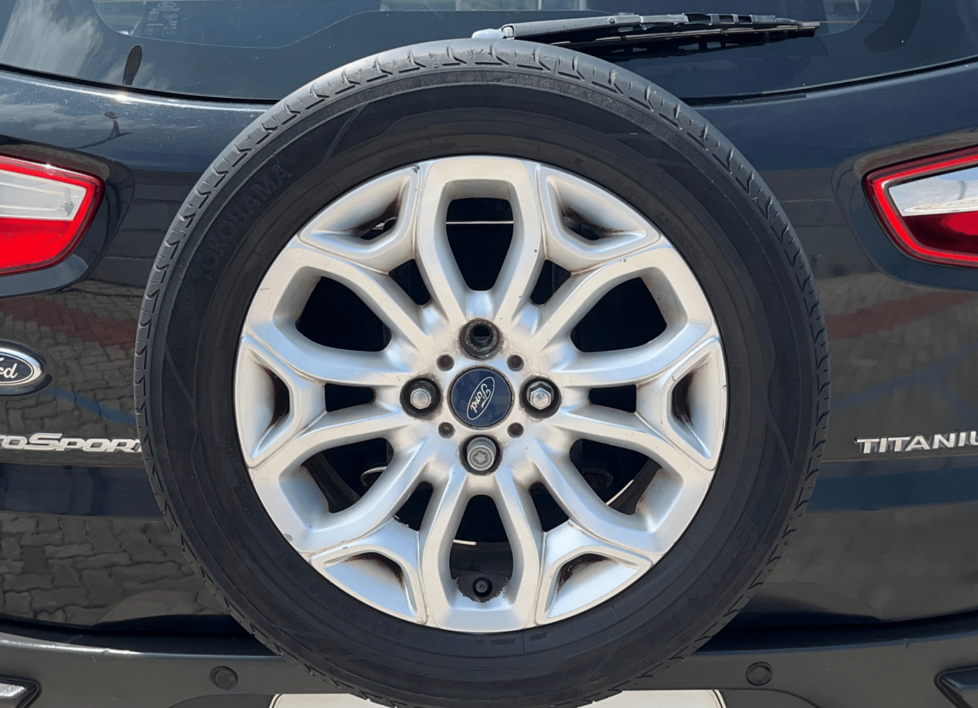 2015 Ford Ecosport TITANIUM 1.5L PETROL AT, Petrol, Automatic, 97,623 km, Spare Tyre