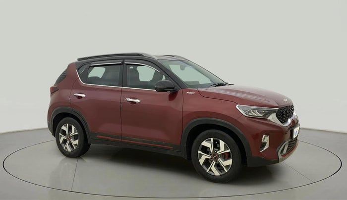 2021 KIA SONET GTX PLUS 1.0 DCT DUAL TONE, Petrol, Automatic, 45,831 km, Right Front Diagonal
