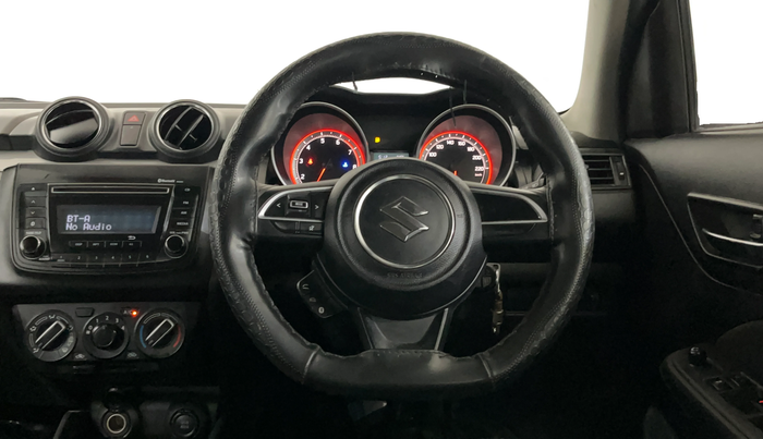 2018 Maruti Swift VXI AMT, Petrol, Automatic, 17,286 km, Steering Wheel Close Up