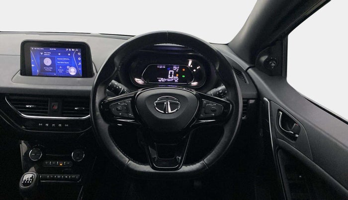 2022 Tata NEXON XZ PLUS (O) PETROL DARK EDITION, Petrol, Manual, 45,278 km, Steering Wheel Close Up