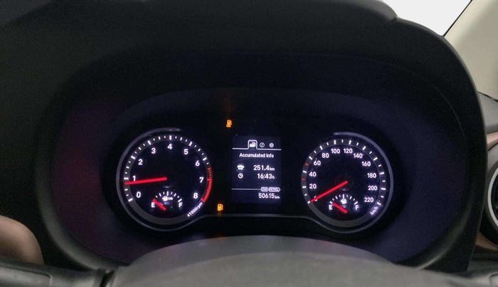 2023 Hyundai AURA S 1.2 CNG, CNG, Manual, 50,609 km, Odometer Image
