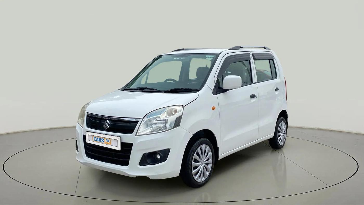 2017 Maruti Wagon R 1.0 VXI AMT, Petrol, Automatic, 56,807 km, Left Front Diagonal