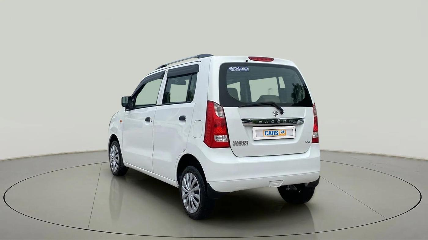 2017 Maruti Wagon R 1.0 VXI AMT, Petrol, Automatic, 56,807 km, Left Back Diagonal