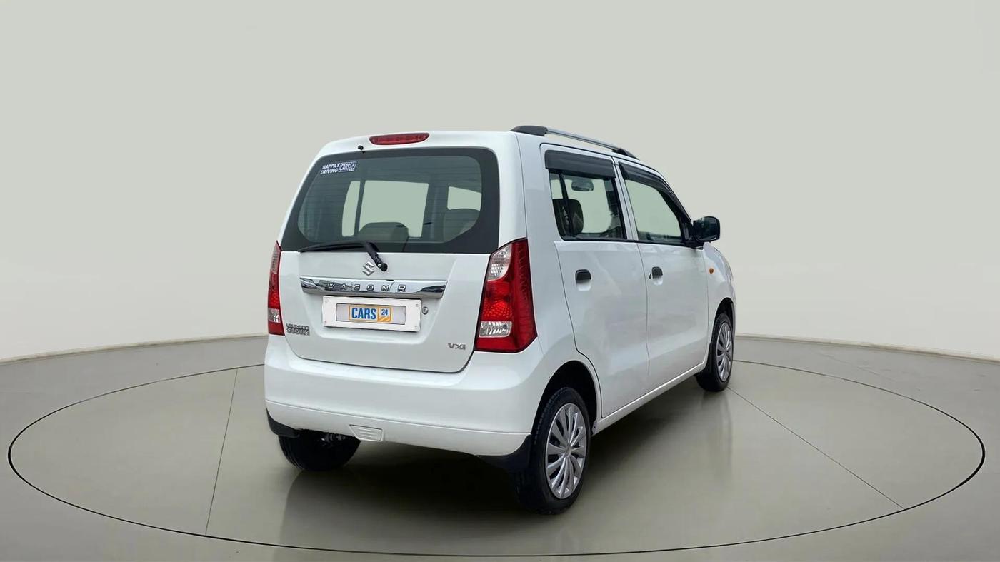 2017 Maruti Wagon R 1.0 VXI AMT, Petrol, Automatic, 56,807 km, Right Back Diagonal