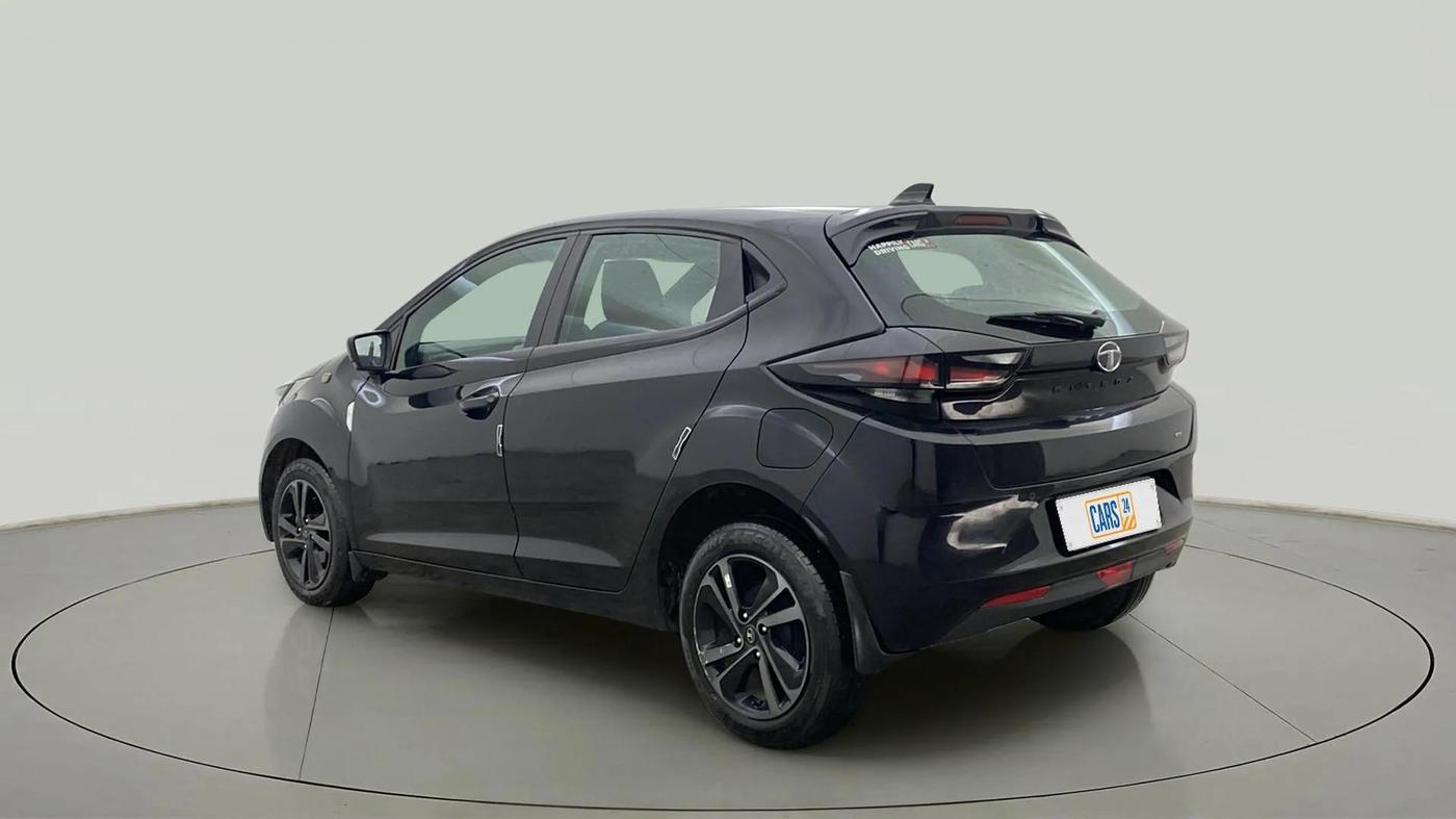 2023 Tata ALTROZ  XZA Plus Sunroof Dark Edition, Petrol, Automatic, 4,496 km, Left Back Diagonal