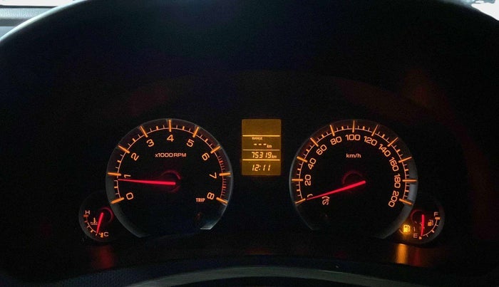 2014 Maruti Swift VXI, Petrol, Manual, 75,315 km, Odometer Image