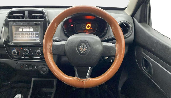 2018 Renault Kwid RXT 0.8 (O), CNG, Manual, 43,682 km, Steering Wheel Close Up