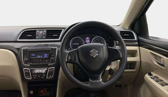2017 Maruti Ciaz DELTA 1.4 MT PETROL, Petrol, Manual, 1,08,406 km, Steering Wheel Close Up