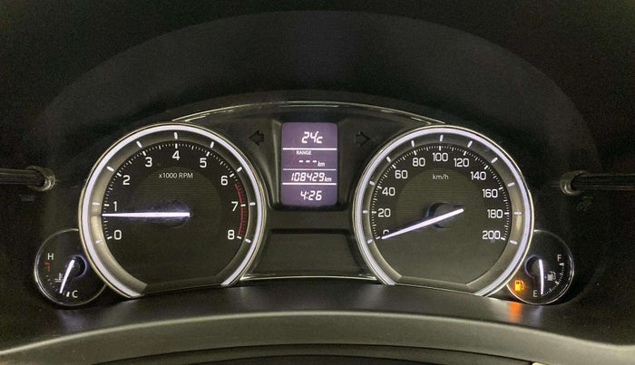 2017 Maruti Ciaz DELTA 1.4 MT PETROL, Petrol, Manual, 1,08,406 km, Odometer Image