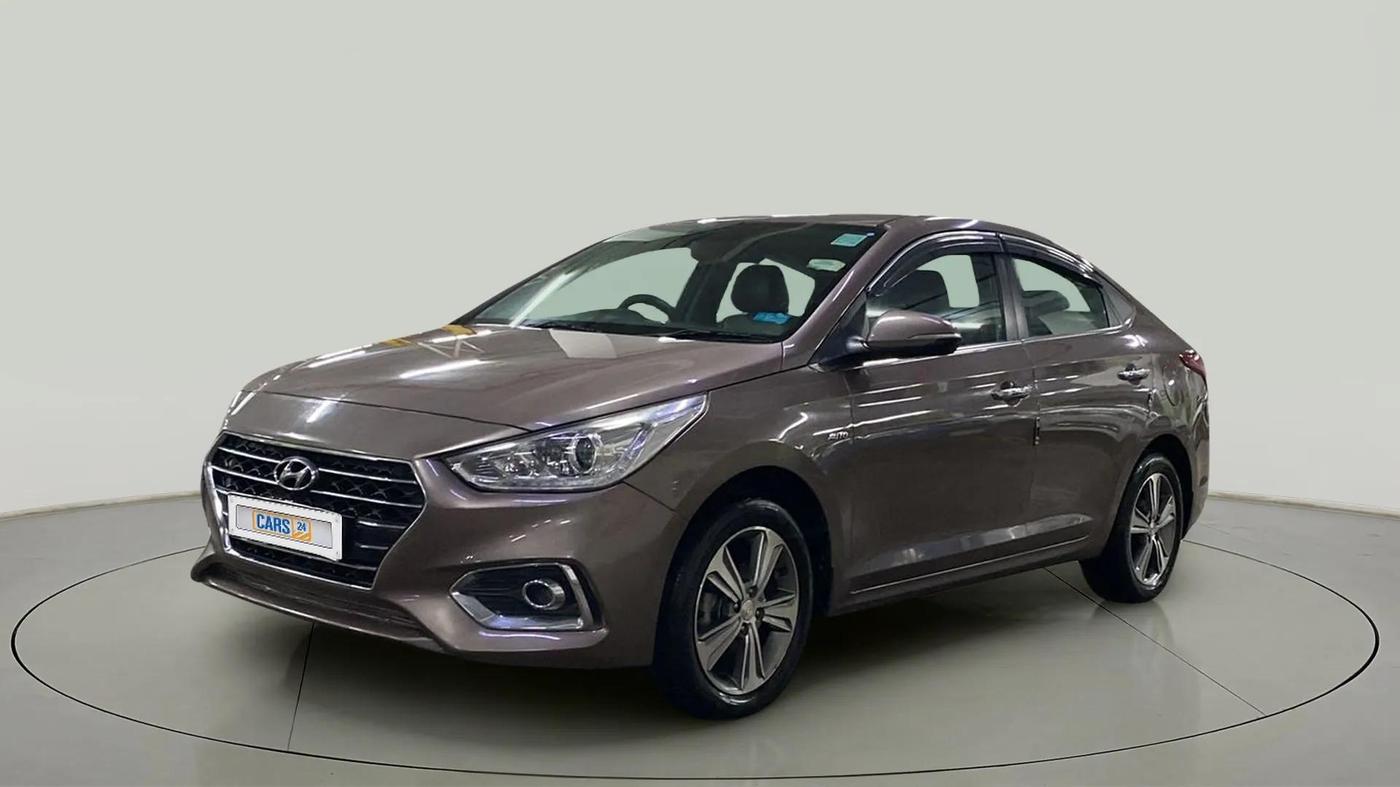 2018 Hyundai Verna 1.6 VTVT SX (O) AT, Petrol, Automatic, 51,878 km, Left Front Diagonal