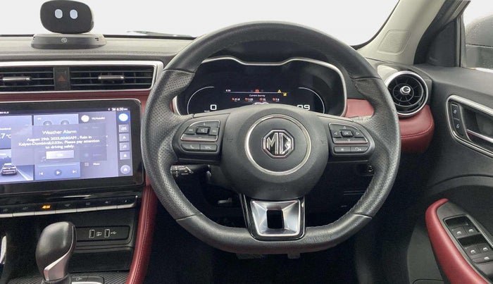 2023 MG ASTOR SAVVY 1.5 CVT S RED, Petrol, Automatic, 22,796 km, Steering Wheel Close Up