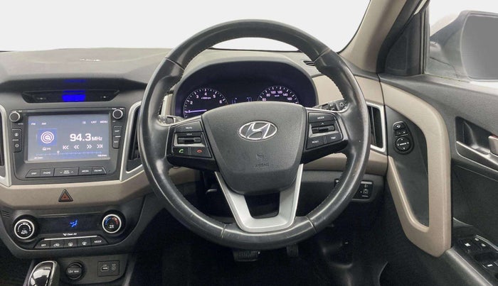 2018 Hyundai Creta SX PLUS AT 1.6 PETROL, Petrol, Automatic, 55,947 km, Steering Wheel Close Up