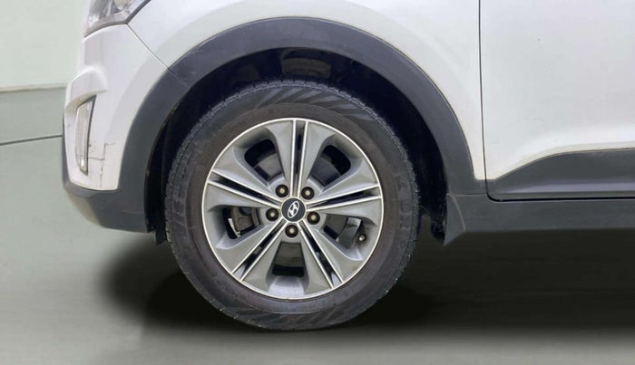 2018 Hyundai Creta SX PLUS AT 1.6 PETROL, Petrol, Automatic, 55,947 km, Left Front Wheel