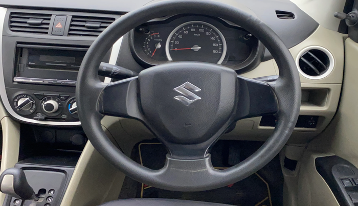 2014 Maruti Celerio VXI AMT, Petrol, Automatic, 33,627 km, Steering Wheel Close Up