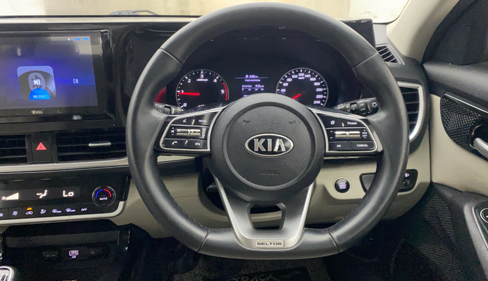 2020 KIA SELTOS HTX 1.5 DIESEL, Diesel, Manual, 80,402 km, Steering Wheel Close Up