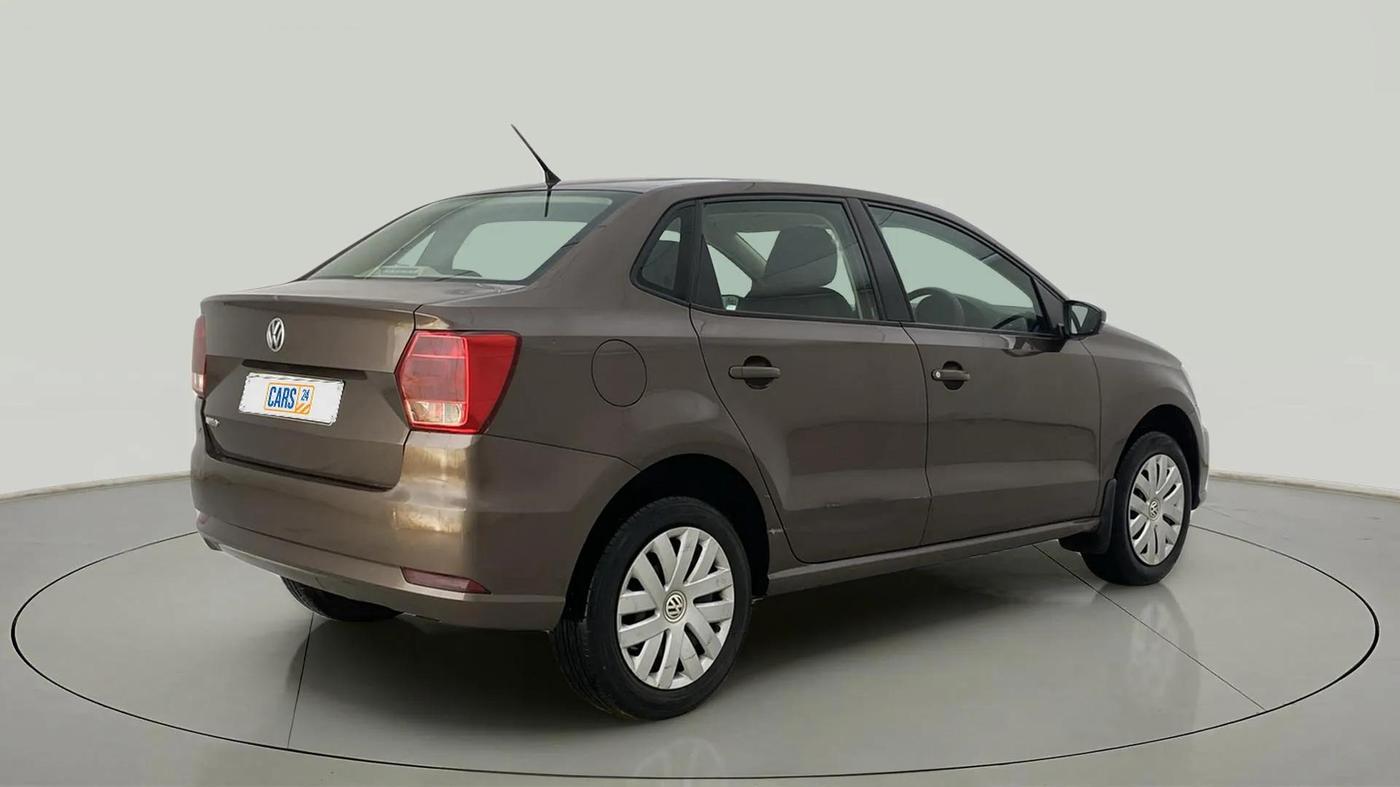 2017 Volkswagen Ameo COMFORTLINE PLUS 1.2L, Petrol, Manual, 74,205 km, Right Back Diagonal