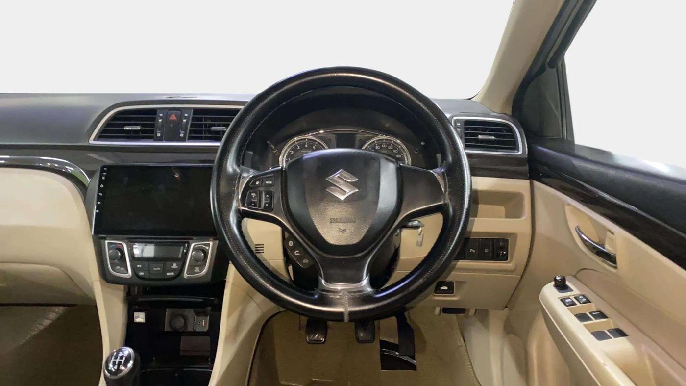 2018 Maruti Ciaz DELTA 1.4 MT PETROL, Petrol, Manual, 97,206 km, Steering Wheel Close Up