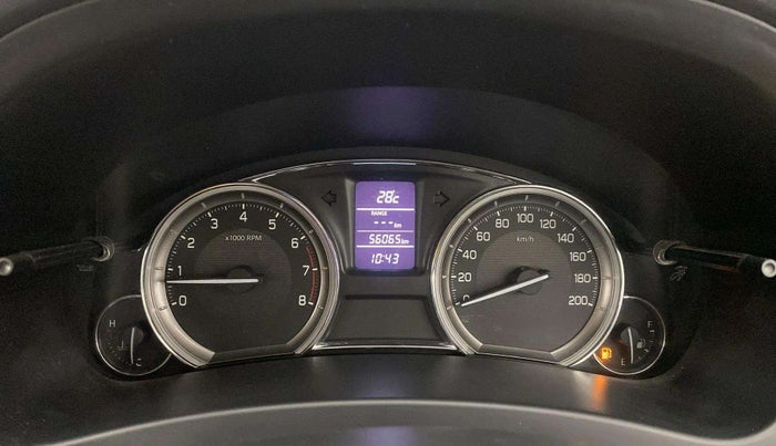 2016 Maruti Ciaz VXI, Petrol, Manual, 56,063 km, Odometer Image